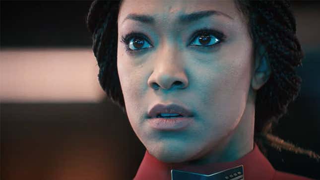 Star Trek: Discovery’s Sonequa Martin-Green as Captain Michael Burnham.