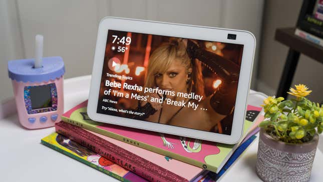 The Echo Show 8 might not become your news beacon, but its 13-MP camera makes it a compelling video-calling device.