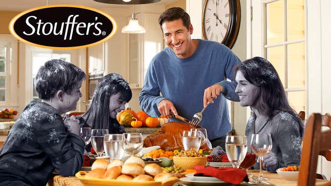Image for article titled Stouffer’s Targets People Spending Thanksgiving Alone With New Single-Serve Frozen Family