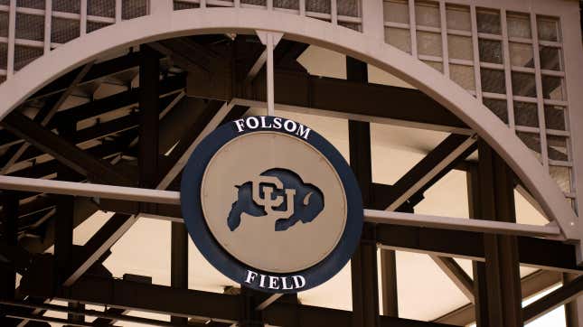 University of Colorado Boulder, Folsom Field Buffaloes logo