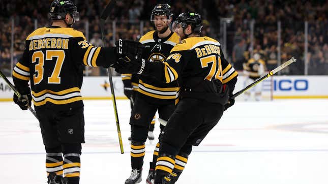 We regret to inform you that the Bruins are still good.