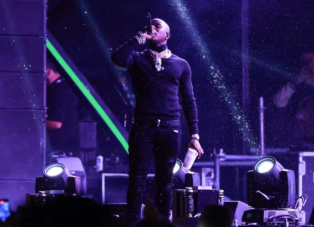 Music artist DaBaby performs during 2022 Rolling Loud New York at Citi Field on September 23, 2022 in New York City. 