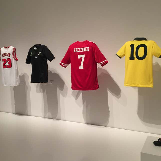 Colin Kaepernick's jersey is now on display at the MoMA