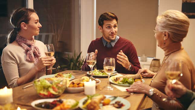 Image for article titled Things You Should Never Say At Thanksgiving Dinner