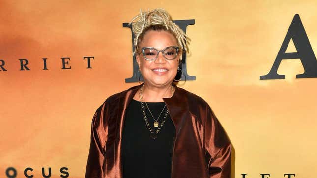 Kasi Lemmons attends the premiere of Focus Features’ “Harriet” at The Orpheum Theatre on October 29, 2019 in Los Angeles, California.