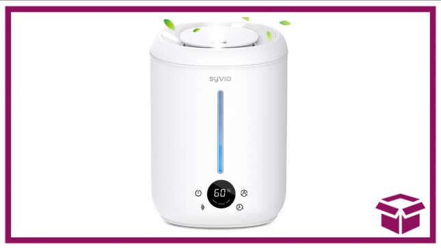 Say goodbye to a range of ailments when you bring home this Syvio cool mist humidifier. 