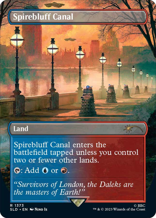 Image for article titled Magic The Gathering's Doctor Who Crossover Is a Cavalcade of Classic Heroes and Villains