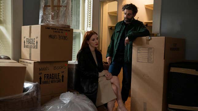 Jessica Chastain and Oscar Isaac in Scenes From A Marriage