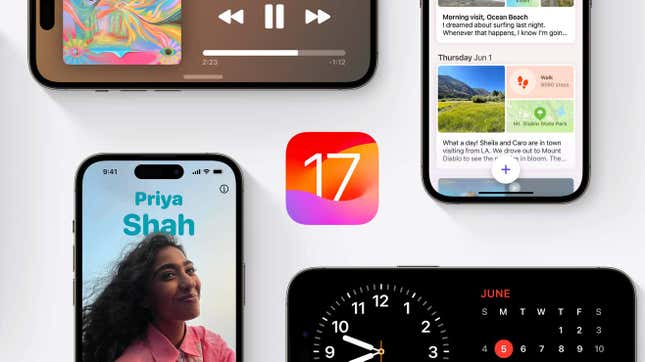 Image for article titled Five iOS 17 Features That Won’t Be Available on Launch Day