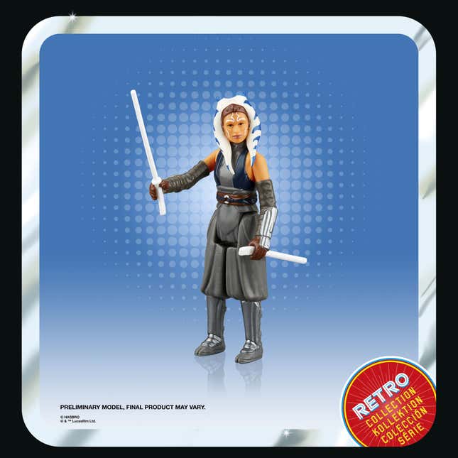 Image for article titled Ahsoka Goes Retro in These Vintage-Inspired Star Wars Toys