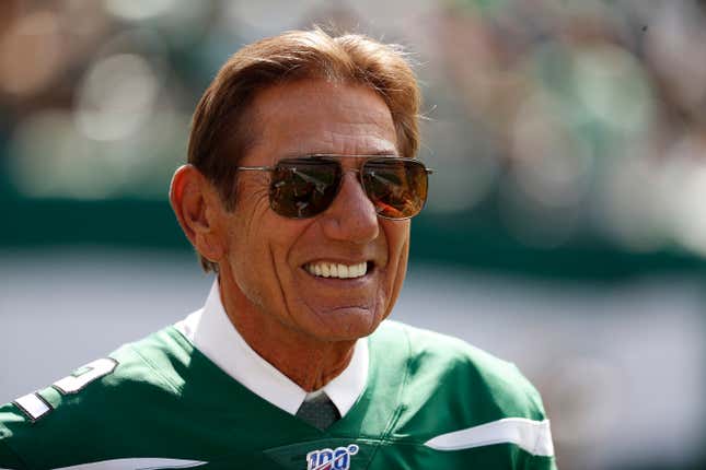 Joe Namath is still the voice of the Jets — and what's even