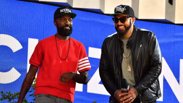 Desus Nice, The Kid Mero at Global Citizen Live on September 25, 2021 in New York City. (Photo by NDZ/Star Max/GC Image