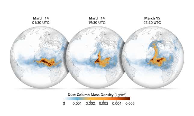 Imagen para el artículo titulado Por qué los cielos de Europa se tiñeron de color naranja esta semana