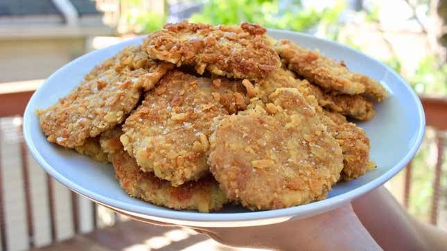 Fried Pork Tenderloin With Saltine Cracker Crust