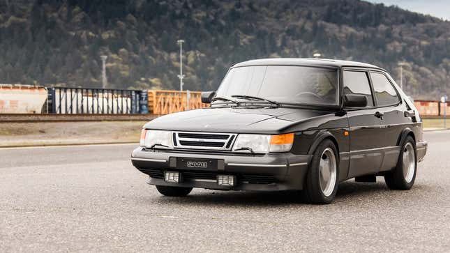 Image for article titled Saab 900 SPG, GMC Hummer EV, Ferrari SF90: The Biggest Suckers On Bring A Trailer This Week