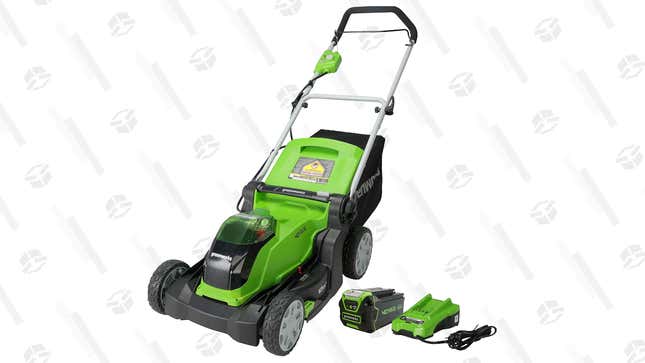 Greenworks 17&quot; Cordless Electric Lawn Mower | $220 | Amazon | Clip coupon
