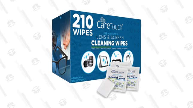 Care Touch Lens &amp; Screen Cleaning Wipes | $11 | Amazon | Promo Code 15SGMGH4