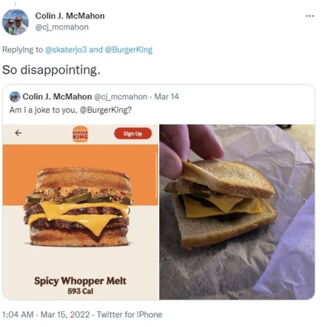 Imagen para el artículo titulado Demandan a Burger King por publicidad engañosa de sus hamburguesas