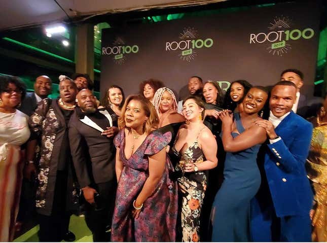 The Root 100 in 2019. I think I’d just dropped my phone.