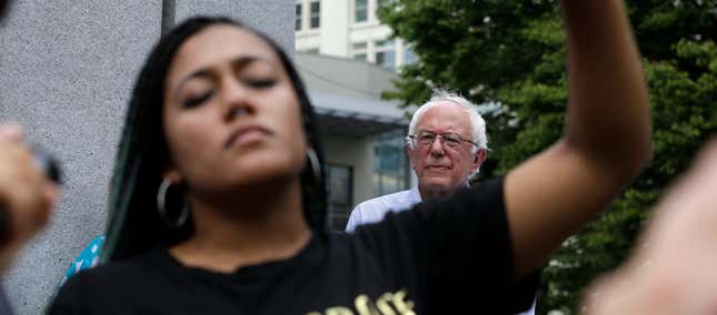 Image for article titled Bernie Sanders Can't Save Black People