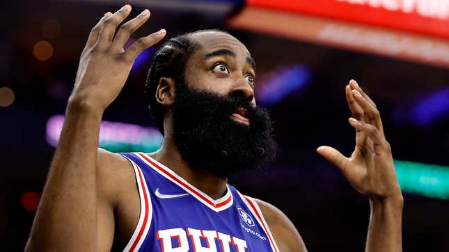 Image for article titled Diminished James Harden Not Flopping With Same Agility