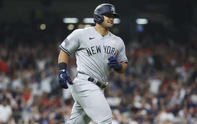 Jasson Domínguez's first Yankee Stadium homer, three hits lift New York  Yankees over Detroit Tigers