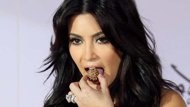 Image for article titled Kim Kardashian&#39;s Poop-Eating Comments Have Made Me Curious
