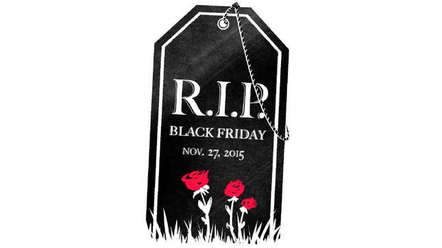 Image for article titled Black Friday Is Dying, and That’s a Good Thing