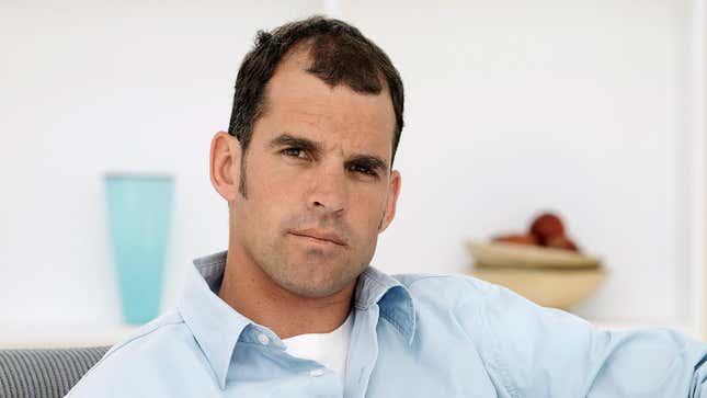 Image for article titled Man No One’s Looked Directly At In Weeks Concerned Everyone Can Tell He’s Balding