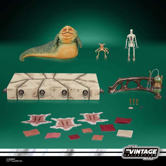 Image for article titled Hasbro&#39;s New Jabba the Hutt Star Wars Set Is Truly Gangster