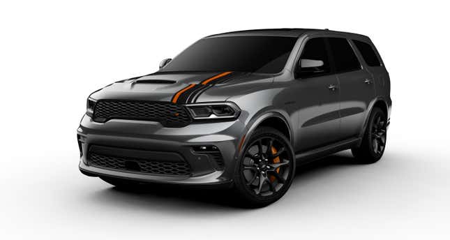 Image for article titled The Dodge Durango R/T Hemi Orange is Not Painted Hemi Orange