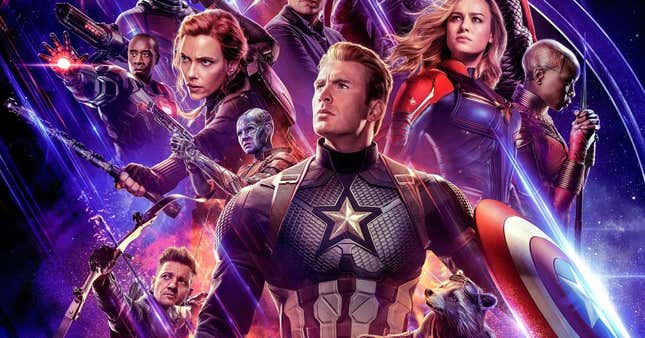 Main poster for Marvel Studios' Avengers: Endgame.