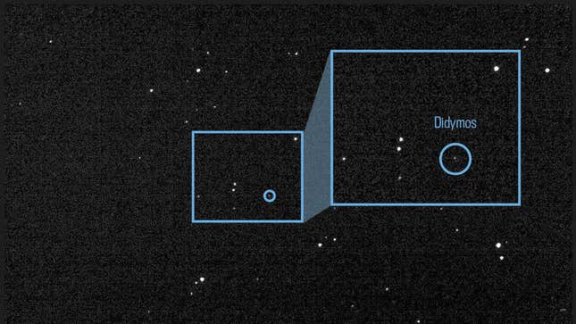 DART will slam into Dimorphos on September 26, which is a minor-planet moon of the asteroid Didymos.