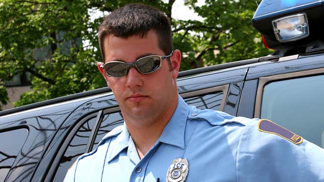 Image for article titled ICE Agent Jealous Of Cop Who Gets To Kill Actual Americans