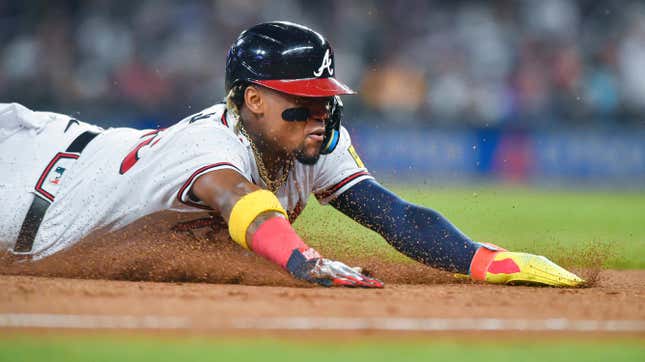 Image for article titled Ronald Acuña Jr. might be starting his own historic club the way he&#39;s playing