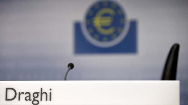 ECB President Mario Draghi has a gap to fill
