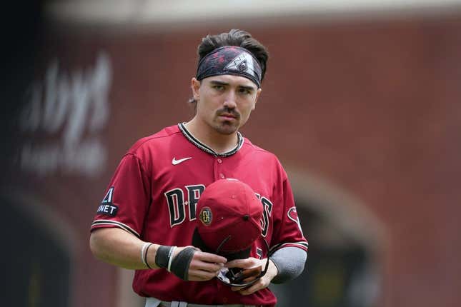 Arizona Diamondbacks Rookie Sensation Corbin Carroll Hit By Pitch