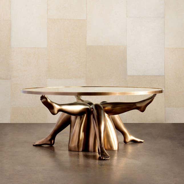 The Kelly Wearstler Superluxe Isadora Legs Table