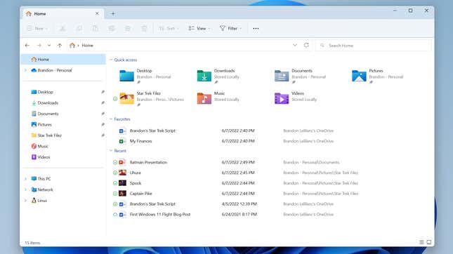 Image for article titled How to Try Windows 11&#39;s New File Explorer Tabs Before It Comes Out
