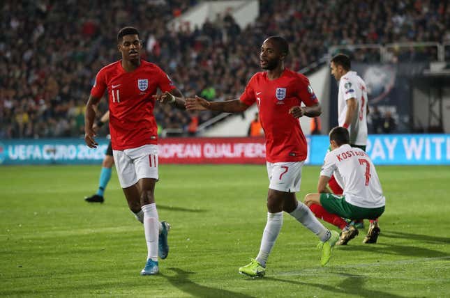 Marcus Rashford and Raheem Sterling