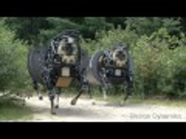 Pentagon's New Mechanical Horse Is Smart Enough to Follow Its Masters