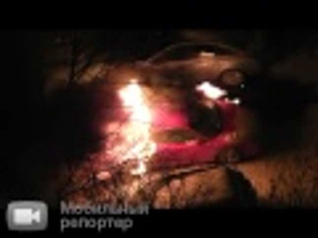 This Russian Ferrari F430 Committed Suicide-By-Fire On New Year's Day