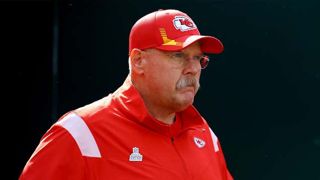Image for article titled Andy Reid Admits He Can Still Taste Last Super Bowl Victory In Mustache