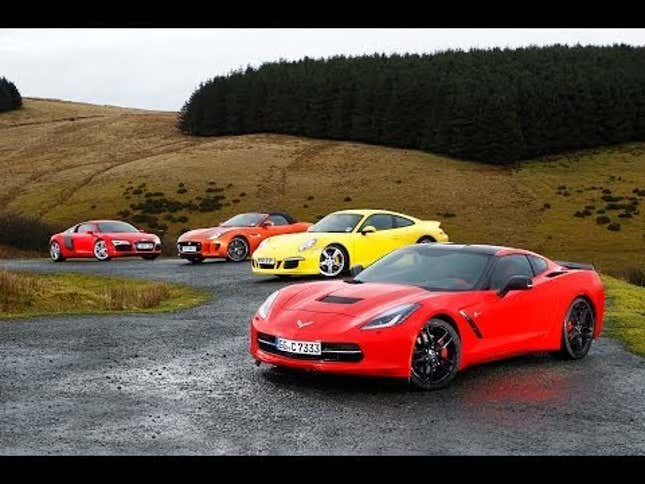 This Is How The 2014 Corvette Stingray Stacks Up Against Europe's Best