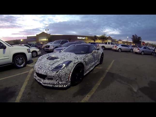Here's A 2015 Corvette Z06 Prototype Just Hanging Out At Walmart