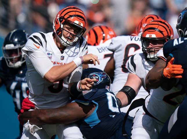 Cincinnati Bengals at Tennessee Titans, Oct. 1