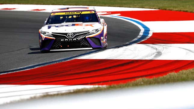 Image for article titled Denny Hamlin Still Doesn&#39;t Think NASCAR&#39;s Next-Gen Car Is Ready To Race