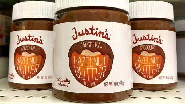 Justin's chocolate hazelnut butter spread