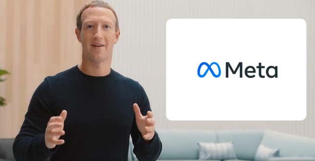 Image for article titled Facebook&#39;s New Name Is Meta