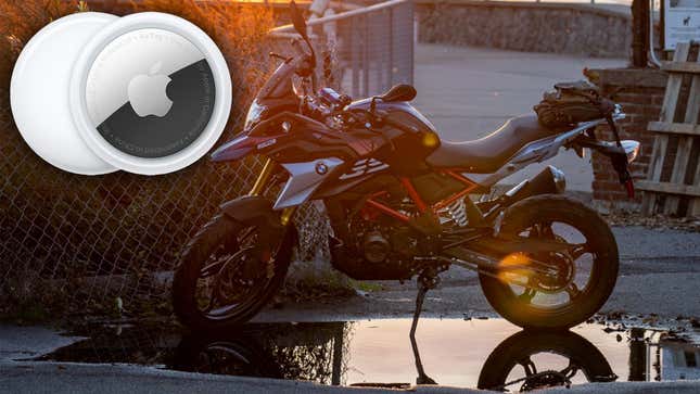 An Apple AirTag Is a Cheap, Simple Way to Keep Your Motorcycle Safe